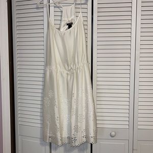 Floral cut out WHITE DRESS! Never worn!